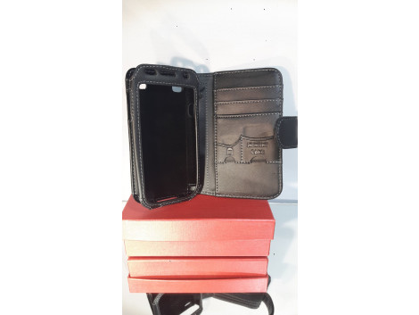 Coque Etui Cuir pour Samsung HTC iPod iPhone