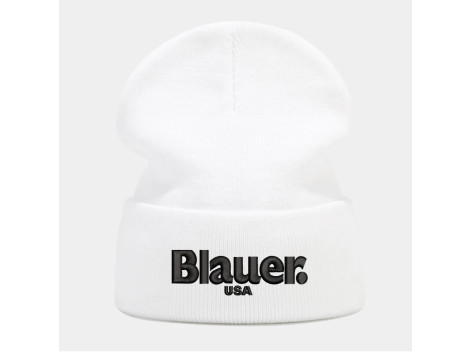 Bonnet Tricot Brode Blauer USA Hiver