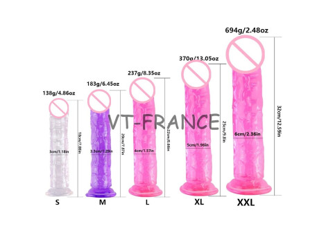 Gode Realiste Silicone Gel Sextoys