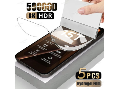 5 Film Hydrogel Protection Ecran pour XIAOMI