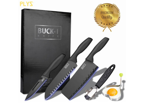 Coffret Couteaux de Cuisine Pro Inox 5 pcs