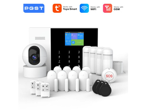 Systeme Alarme Sans Fil Wifi GSM Google Alexa