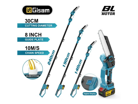 Tronconneuse Telescopique Sans Fil PRO 8"