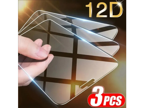 3 Ecran Protecteur Verre Trempe Aluminium pour iPhone 