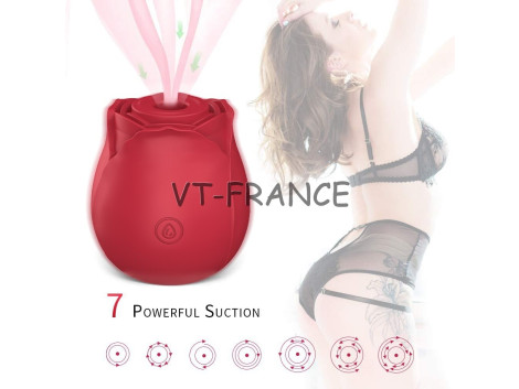 Vibro Rose a Succion Clitoris