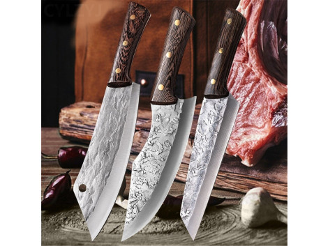 Couteau de Boucher Pro Forgé en Inox