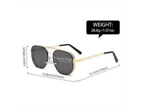 Lunettes de Soleil Vintage Steampunk UV400