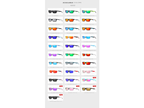 KDEAM Nouvelles Lunettes de Soleil Polarisee UV400