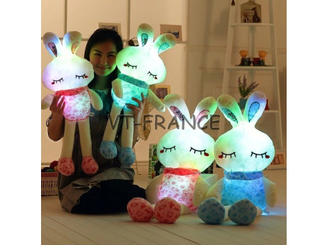 Lapin Peluche Lumineux LED