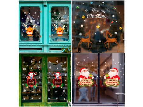 Autocollants de Noel Decoration Maison 