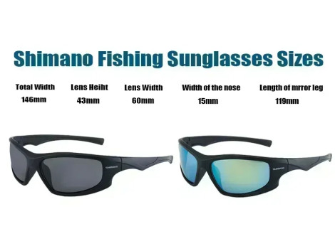 SHIMANO Lunettes de Soleil Polarise UV400 Cyclisme Peche
