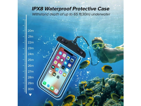 Coque Etui Etanche IP8X pour Smartphone Passeport