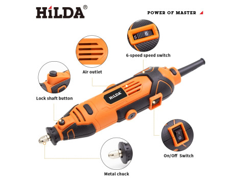 Mini Perceuse Meuleuse style Dremel Vitesse Variable
