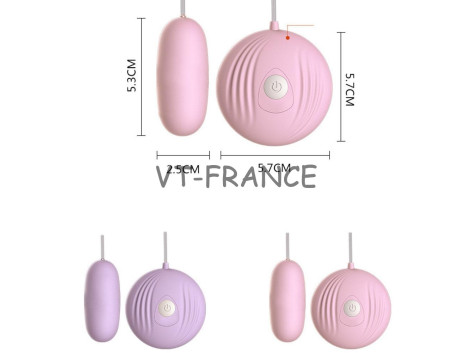 Oeuf Vibrant a Telecommande 7 vitesses