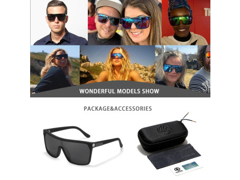 KDEAM Lunettes Soleil Polarisee CAT.3 UV400