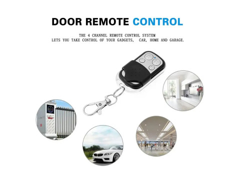 Telecommande Duplicable 433MHZ pour Garage Portail Alarme