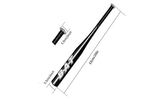 Batte de Baseball Aluminium 53cm