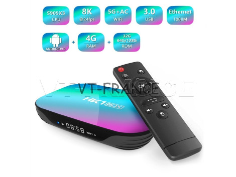 Smart Tv Box Android 9.0 8K CPU S905X3 