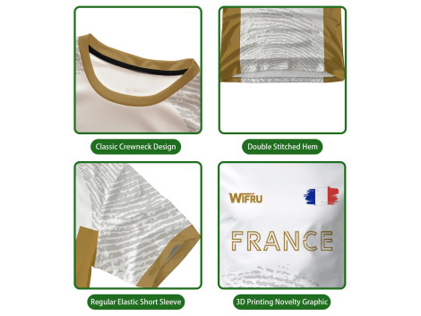 France Tour Eiffel Maillot T-Shirt Football