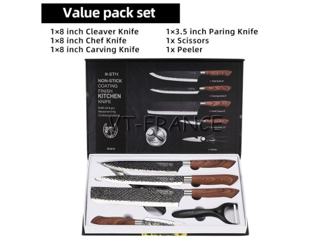 Coffret Couteaux de Cuisine Pro Forges 