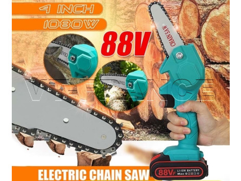 Mini Tronconneuse Electrique Sans Fil PRO 88V