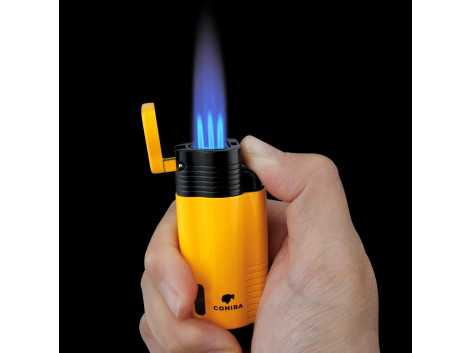 Briquet Chalumeau Cigare Cohiba 3 Torches