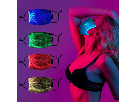 Masque de Protection LED 7 Couleurs Rechargeable