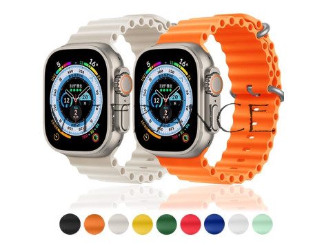 Bracelet Ocean Elastomere pour Montre iWatch Series