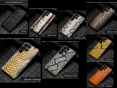 Coque pour Samsung Serpent Python Veritable