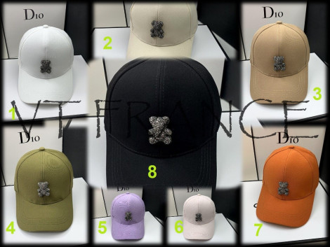 Casquette Fashion Femme Nounours Strass