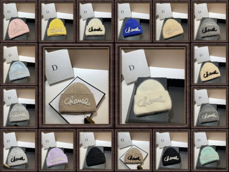 Bonnet Tricote Fashion Haute Couture