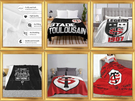 Stade Toulousain Rugby Couverture Micro Polaire