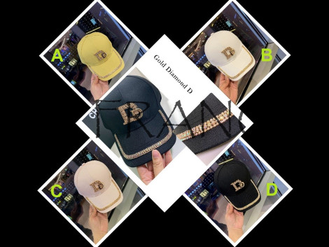 Casquette Styliste Fashion Femme Strass