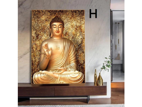 Tableau Peinture Impression sur Toile Bouddha 