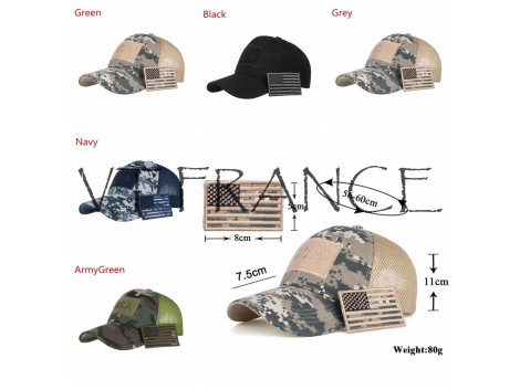 Casquette Brodee USA Camouflage