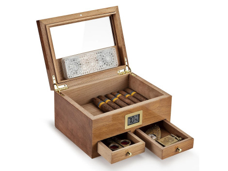 Cave a Cigares Humidor Cedre Massif 