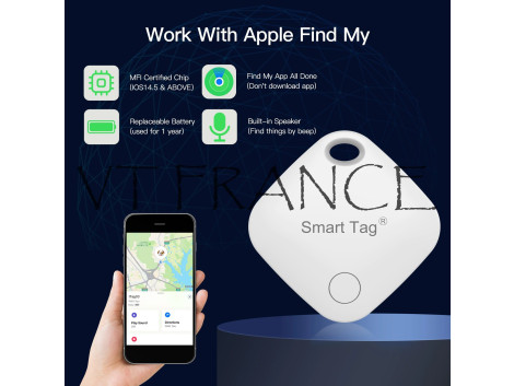 Traqueur GPS Smart AirTag pour iPhone Apple Find My 