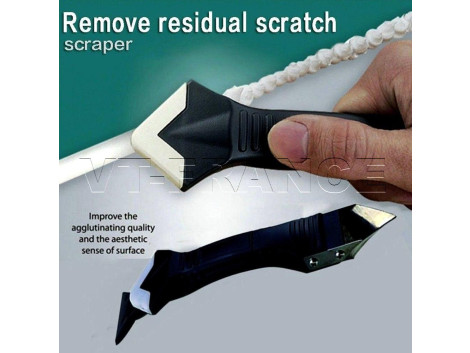 Grattoir Pro 3D Inox Joint Silicone Mastic