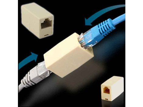 Coupleur  RJ45 Cat 5/6 Ethernet reseau LAN Cable Adaptateur