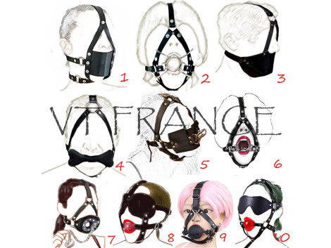Baillon Bouche Ball Ring Spider Gag BDSM