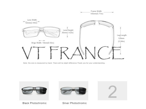 KINGSEVEN Lunettes Soleil Polarisee Photochromique