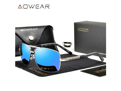 Lunettes de Soleil Carrees Polarisee HD