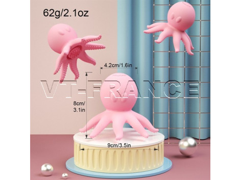 Vibro Silicone Pieuvre 10 Vitesses