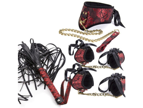Kit Tissu Bondage BDSM 5 Pcs