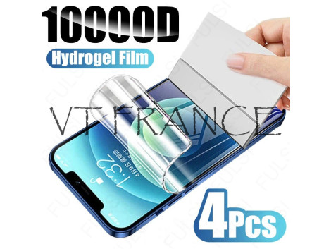 4 Film Hydrogel Protection Ecran pour Iphone