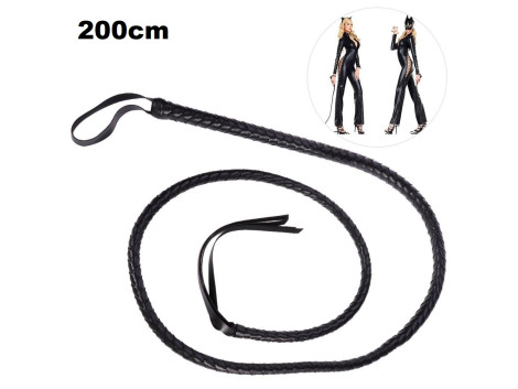 Fouet Cuir PU BDSM Equitation