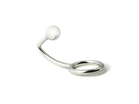 Cockring Plug Boule  inox poli Sextoy Gay