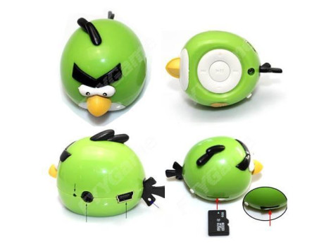 Lecteur MP3 Angry Birds Ecouteurs 
