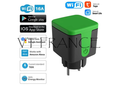 Prise Connectee Etanche Wifi Alexa Google Tuya