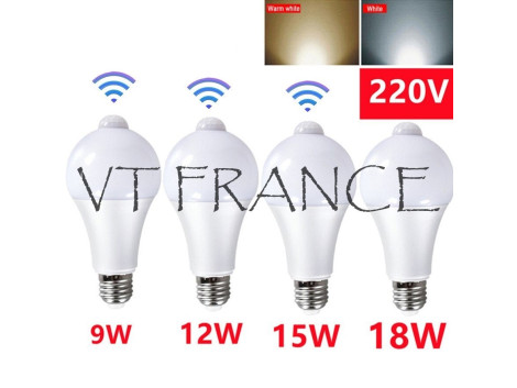 Ampoule LED a Detection de Presence
